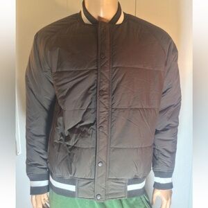 Stussy Authentic Gear Men’s Brown Puffer Jacket Size L